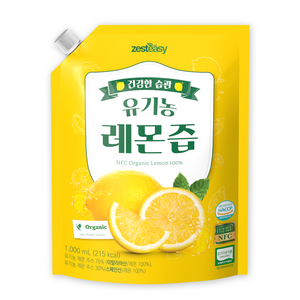 제스티지 NFC 유기농 레몬즙 100% 1000ml, 1개, 1L