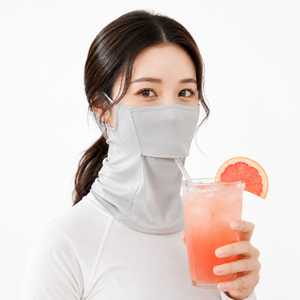 세르온 마시는 쿨에어 자외선 차단 마스크 스포츠, 딥블랙, 1개