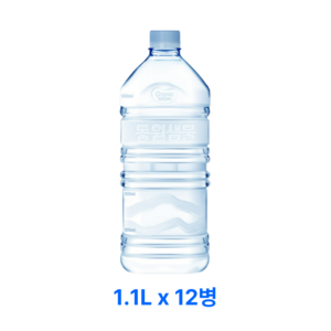 동원샘물 생수 무라벨, 1.1L, 12개