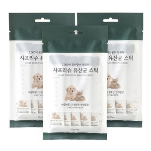 샤프리슈 유산균 15일 수의사가 만든 강아지 고양이 반려동물 유산균 짜먹는 츄르형 유산균, 3개, 장건강/유산균, 5회분