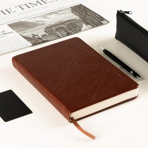 2026 트래키 플래너 프리미엄 가죽 양장 다이어리 A5, T브라운