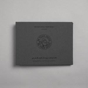 비유어산타 티켓북 포켓식 티켓앨범, Luxury-Chacoal Grey, 1개
