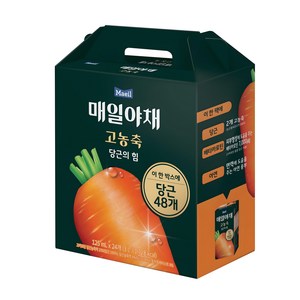 매일야채 고농축 주스 당근의 힘, 125ml, 24개