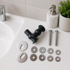 minh 다양한 변기 비데 양변기 간편 설치 상부 체결 볼트 부속품 14종 (14~28mm 10종), 블랙 1세트