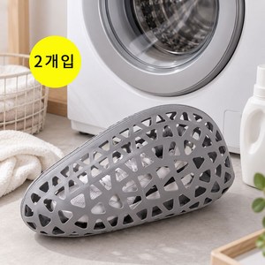 LTJZ 지퍼형 운동화 세탁망 실리콘 신발세탁망 변형방지 신발 빨래망, 2개, 고급 그레이 지퍼형