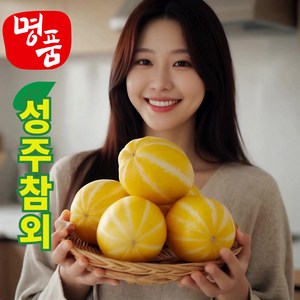 고당도 성주참외 아삭 달콤한 성주 참외 향기와 당도 높은 참외 농장직송, 1박스, 대과3kg