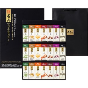밀양한천 양갱 종합 세트 3호 + 쇼핑백, 945g, 1개