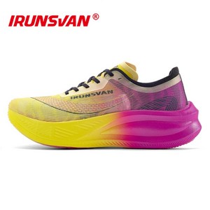 IRUNSVAN HEAT1.0 카본화 카본 런닝화 카본 플레이트 마라톤 레이싱화 경량 쿠셔닝 남성용