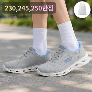 [정품] 스케쳐스 여성 스위프트핏 슬립인스 글라이드스텝2.0 발편한 경량 쿠션 산책 운동화 (파우치 증정)