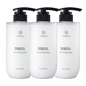 탐니크 디베쏘 퍼퓸 고보습 바디워시 머스크향, 500ml, 3개