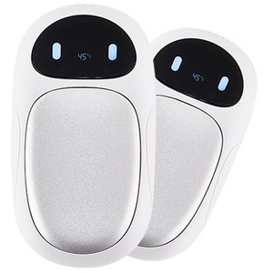 [Tem+] 템플러스20 무선 마그네틱 듀얼 핸드워머 2 000mAh(2ea) TEMPLUS-20, 화이트