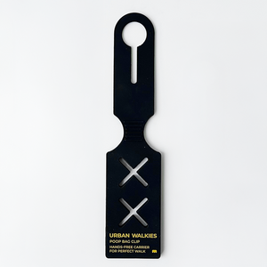 어반워키스 강아지 배변봉투 클립 홀더 실리콘 키링, 1개, 1개입, 블랙2구