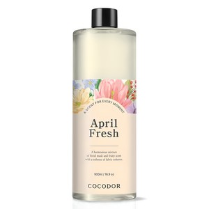코코도르 대용량 디퓨저 리필, 에이프릴프레쉬, 500ml, 1개