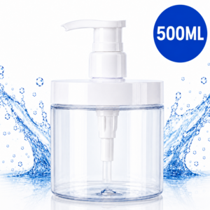 메이크센스 입구넓은 디스펜서 펌프공병 500ML, 1개, 투명