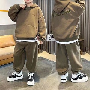 룩앤필 남아 주니어 루즈핏 후드 트레이닝 상하복 투피스 세트