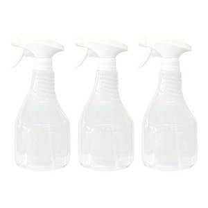 국내산 고급 가정용 안개분사 스프레이 분무기 반투명 뿌리개 공병 750ml, 3개