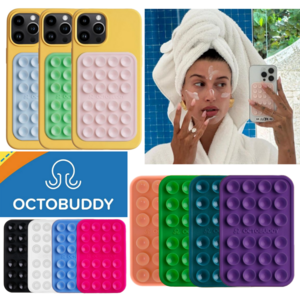 [미국 직수입 정품] 옥토버디 흡착패드 케이스 레귤러 헤일리비버 폰케이스 OCTOBUDDY 클래식 REGULAR, 매리골드 (오렌지), 1개