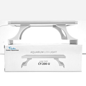 칸후아쿠아리움 어항 LED 미니 USB타입 등커버 조명 화이트 5W CY-200-U, 1개