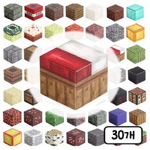 창의력 DIY 자석 큐브 블럭 마그네틱 블럭, B076, 30개