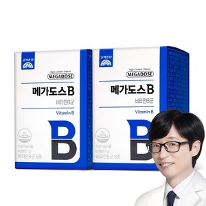 고려은단 메가도스B 비타민B군 76.5g, 60정, 2개 골드박스 특가