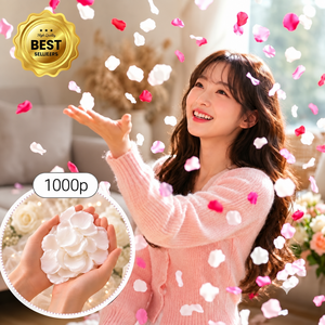 보보틱 웨딩촬영 소품 꽃잎 컨페티 플라워샤워, 1세트, 화이트 1000개