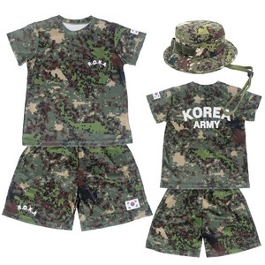 로카 키즈 정글모자 반팔 반바지 긴팔 긴바지 여름방학 세트