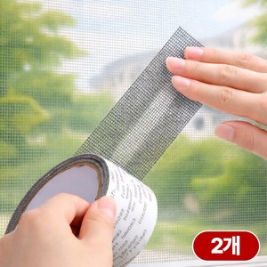 데어앤픽 잘라쓰는 강력접착 롤타입 방충망 보수 테이프, 2개