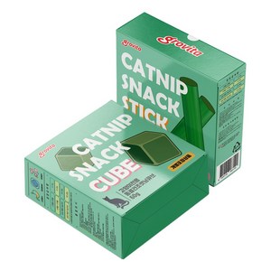 그로비타 고양이전용 동결건조 큐브, 캣닢, 60g, 2개