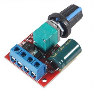12V DC 모터 속도 제어기 모듈 미니 5A 90W PWM DC-DC 4.5V-35V 조절 가능 속도 조절기 제어 거버너 스위치 DC 6V 12V 18V 24V 구동 모듈, 1개