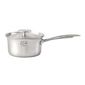 AMT 코닉 316Ti 스텐 통5중 편수 냄비, 실버, 1개, 16cm