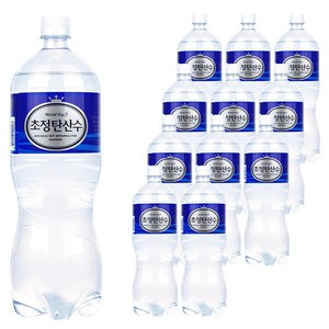 초정탄산수 플레인, 1.5L, 12개