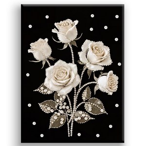 호우맘 3D 진주 보석십자수 캔버스형 DIY 키트 30 x 40 cm, 1개, ZZH056