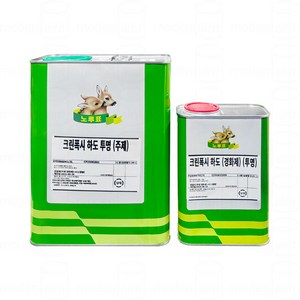노루페인트 크린폭시 하도 3L 2액형 에폭시 실내 바닥재 프라이머 경화제 포함, 투명 (경화제 포함), 1개
