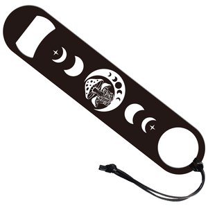 스테인리스 오프너 다양한 패턴 병따개 캔따개 주방용품 가정용 178x38mm, 버섯달