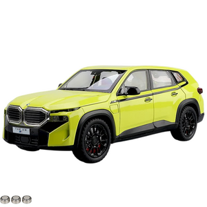 마이카 다이캐스트 합금 1:24 BMW XM 모델 비엠 럭셔리 SUV 고퀄리티 모형 장식+배터리 포함, 1개, 라임