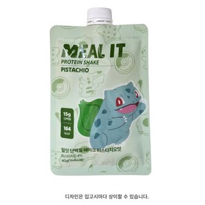 밀잇 단백질쉐이크 파우치 40g [1+1] - 피스타치오맛, 1세트