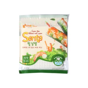 타이키 물없이 싸먹는 월남쌈 라이스페이퍼 사각 16cm, 3개, 120g
