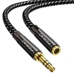 펄락 3.5mm AUX 스테레오 오디오 연장케이블, 1개, 혼합색상, 2m