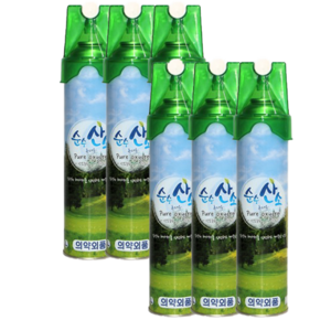 산소정상 휴대용 파크골프 순수산소 산소캔 816ml, 그린 816ml