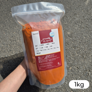 베트남 고춧가루 100% 고운 아주 매운맛 땡초, 1개, 1kg