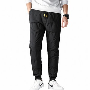 위스트 겨울 남성 오리털 패딩바지 방한바지 덕다운 조거팬츠 빅사이즈 방한복