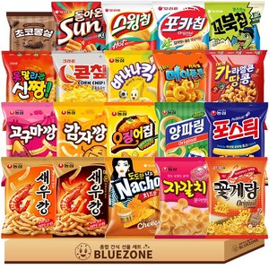 정량 인기스낵 A세트 새우깡 매운새우깡 감깡 고깡 자갈치 포스틱 오징어집 바나나킥 양파링 나초 포카칩 스윙칩 썬칩 꼬북칩 꽃게랑 콘칲 신짱 카라멜땅콩 카라멜메이플 몽실, 1개