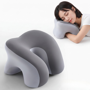 나루마켓 편안한 메모리폼 낮잠 수면 팔 베개 쪽잠 쿠션, 그레이