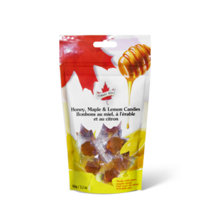 TURKEYHILL 메이플시럽 포도당 사탕 허니레몬, 1개, 90g
