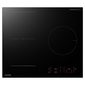 쿠첸 IH 대화구 인덕션 3구 BLACK 3400 방문설치, CIR-EB330TOB2, 빌트인