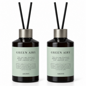 에이센트 퍼퓸드 디퓨저, 그린에어리, 200ml, 2개