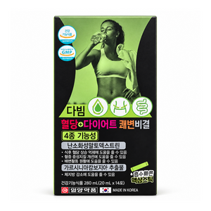 일양약품 다빔 혈당+다이어트 쾌변비결, 3박스, 14회분