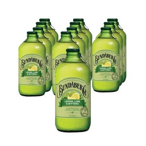 분다버그 레몬라임앤비터스 탄산음료, 375ml, 12개