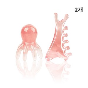 WEKILI 괄사 마사지 4종세트 두피 바디 얼굴 승모근 콧대 종아리 목 어깨 전신 지압 괄사 마사지기, 핑크괄사2종, 1세트
