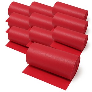난연성 PVC 보온 매직테이프 빨강, 10개